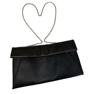 Urban Expressions Vegan Leather Envelope Clutch-Crossbody Gold Chain